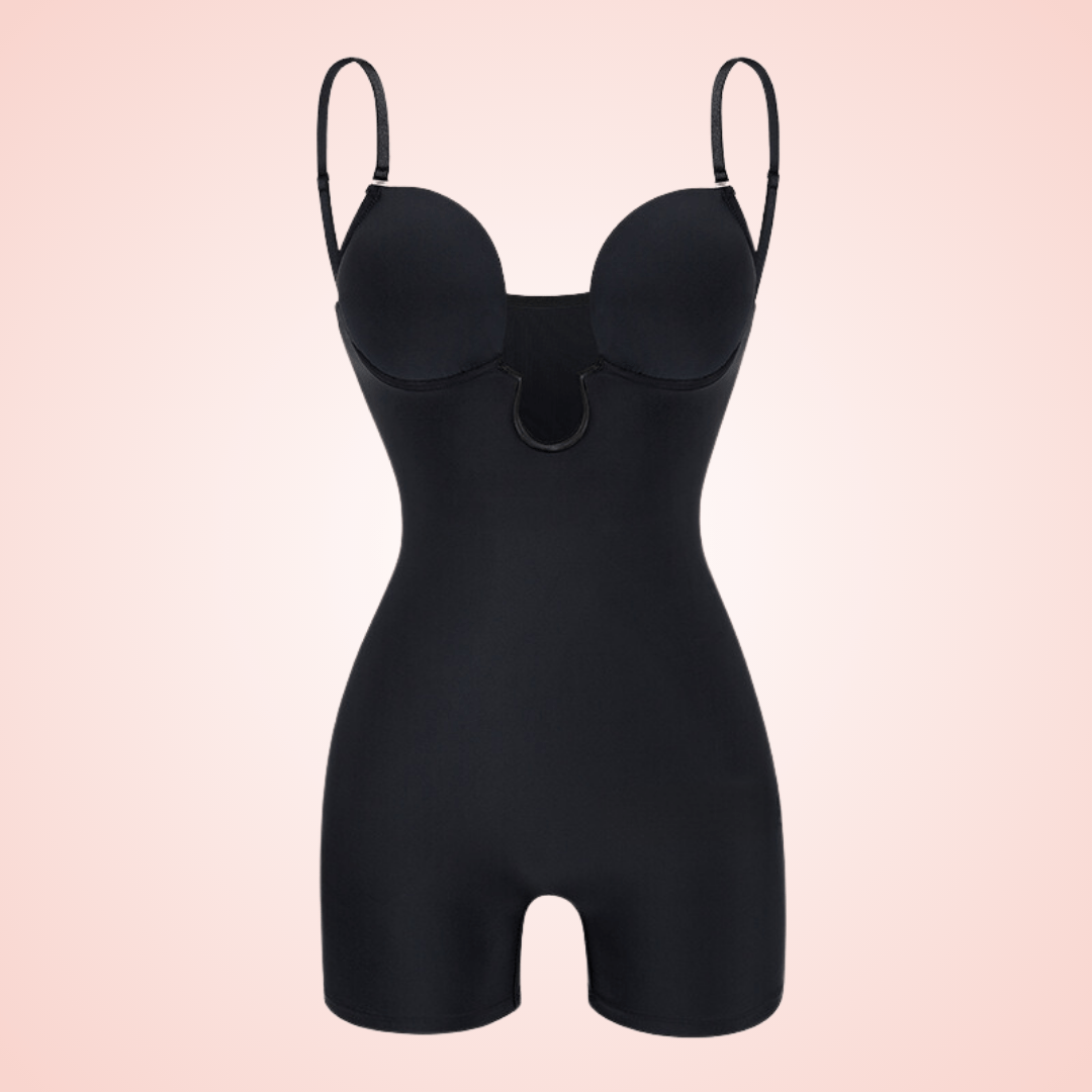 Body Shaper Bodysuit with Built In Bra