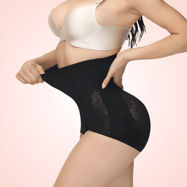 Front Zipper High Waist Trainer Shorts Shapewear