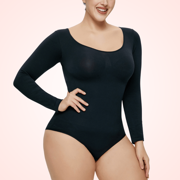 Long Sleeve Bodysuit Waist Trainer Shapewear