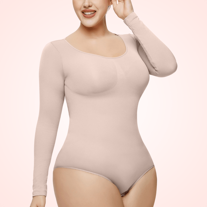 Long Sleeve Bodysuit Waist Trainer Shapewear