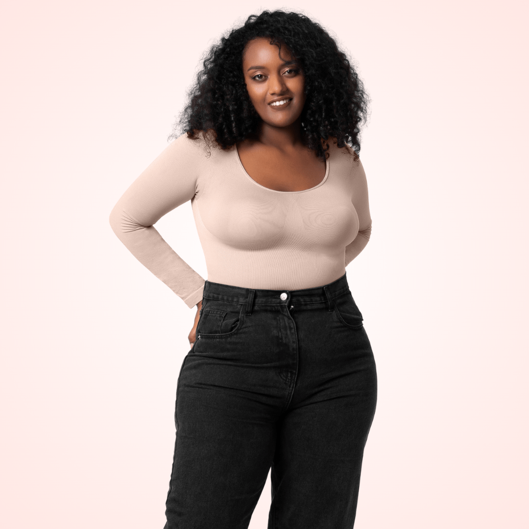 Long Sleeve Bodysuit Waist Trainer Shapewear