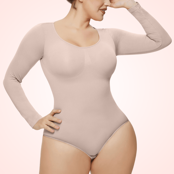 Long Sleeve Bodysuit Waist Trainer Shapewear
