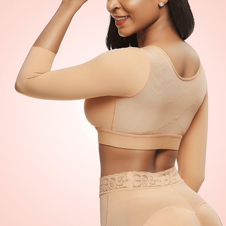 Long Sleeve Crop Top Shaping Bra