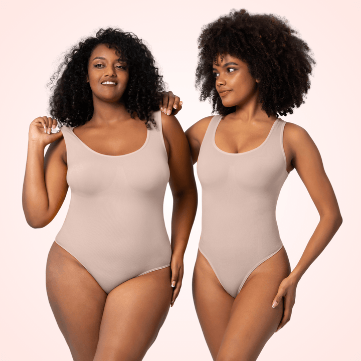 Plus Size Women's Low Back Bodysuit Shapewear