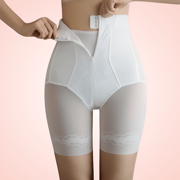 Seamless Lace Waist Trainer Shorts For Women