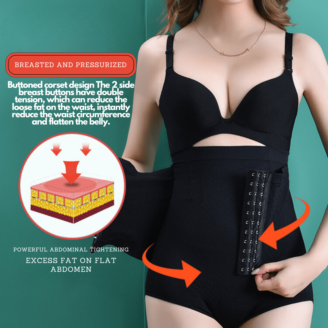 Waist Trainer and Cincher Body Shaper Shorts