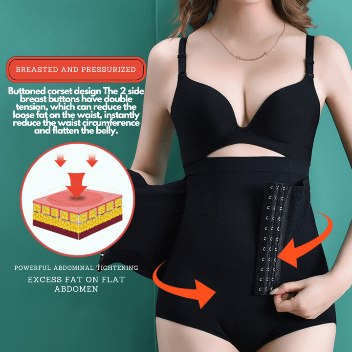 Waist Trainer and Cincher Body Shaper Shorts
