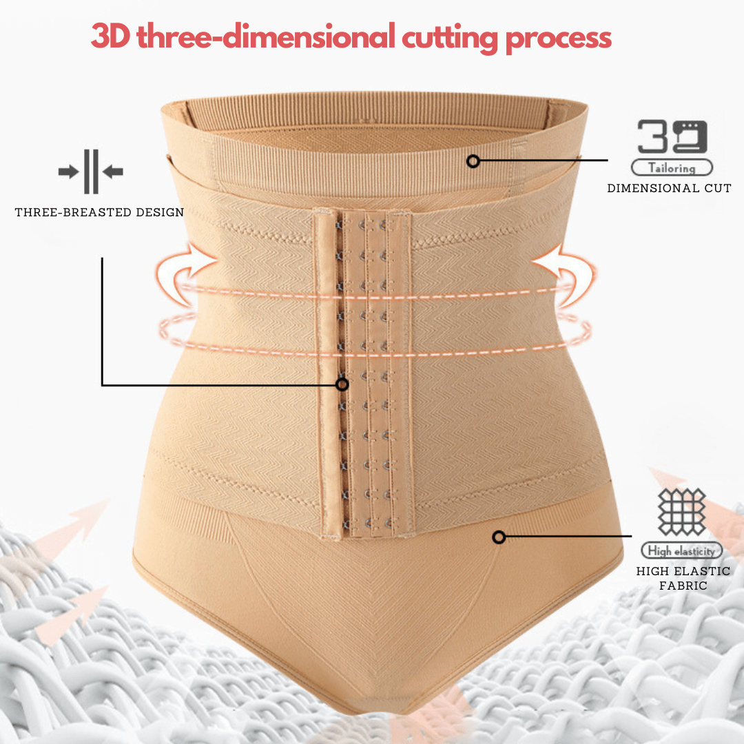 Waist Trainer and Cincher Body Shaper Shorts
