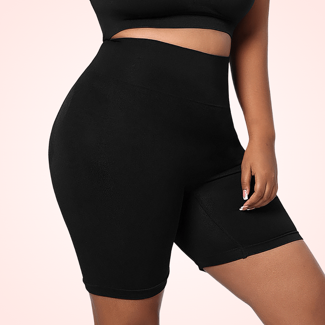 Women's High Waisted Trainer and Cincher Tummy Control Shapewear Shorts