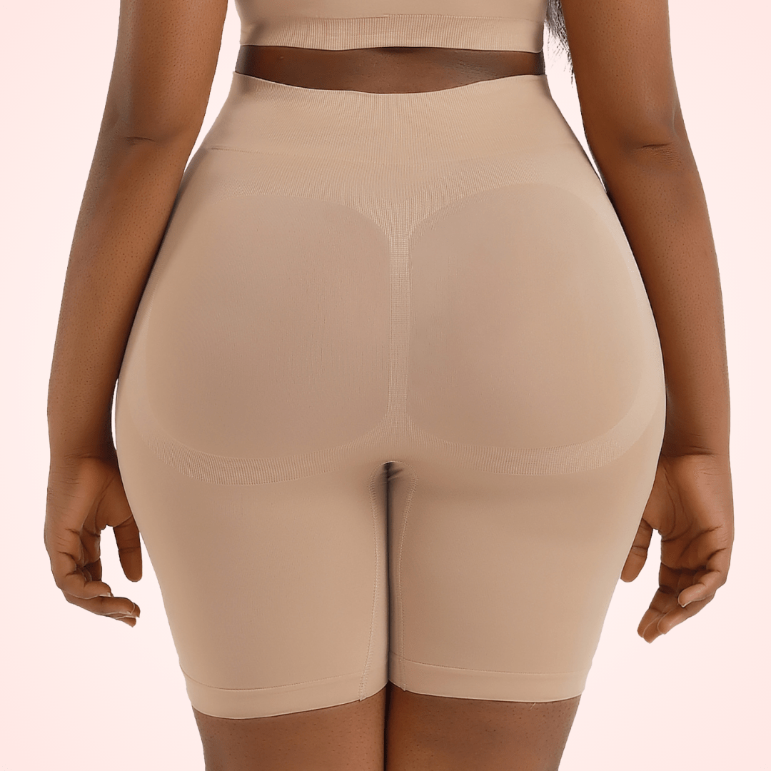 Women's High Waisted Trainer and Cincher Tummy Control Shapewear Shorts