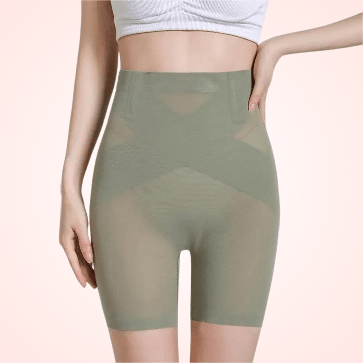 Women's Waist Trainer and Cincher Shaping Shorts Cross Design Shapewear