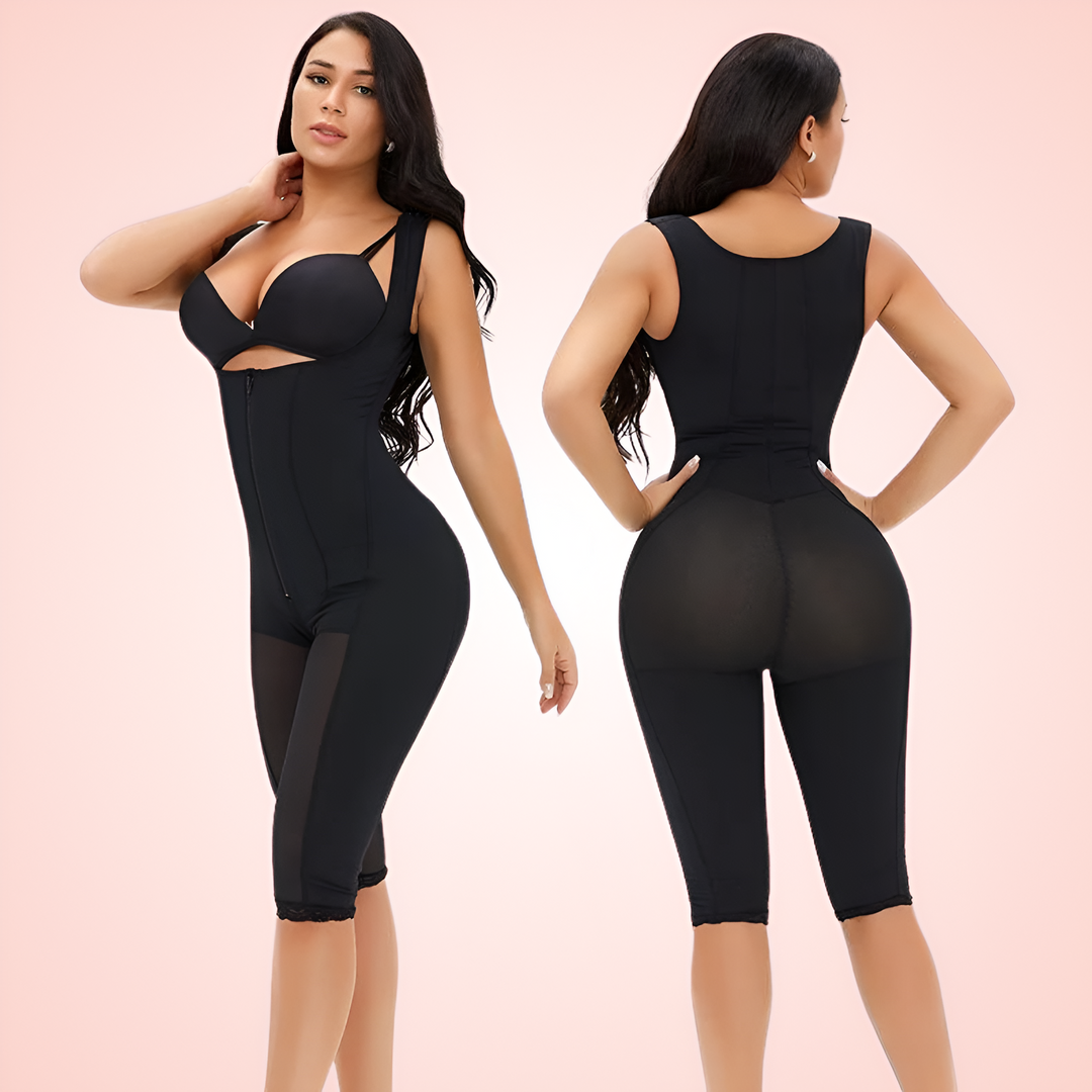 Open Bust Full Body Shapewear Bodysuit For Women