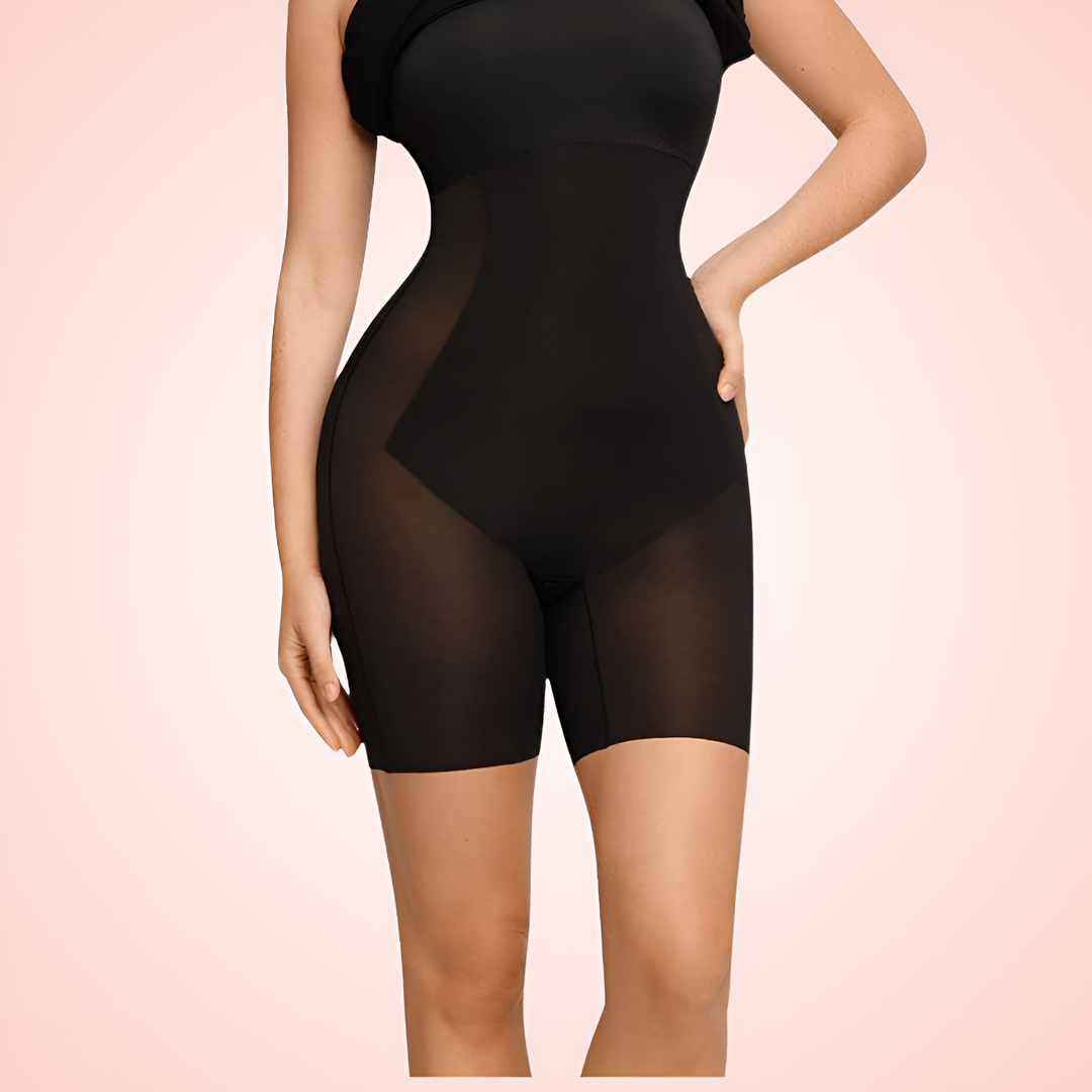 Built In Shapewear Strapless Tube Midi Dress