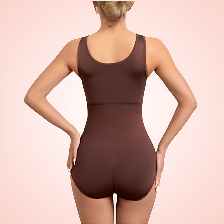 Seamless U Shaped Neck Shaping Bodysuit