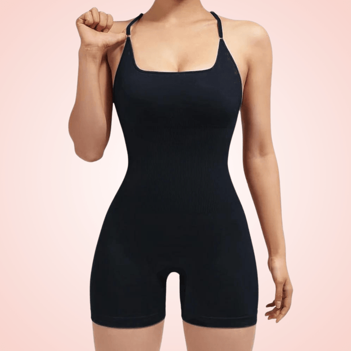 Low Back Fitness Shaping Bodysuit For Women