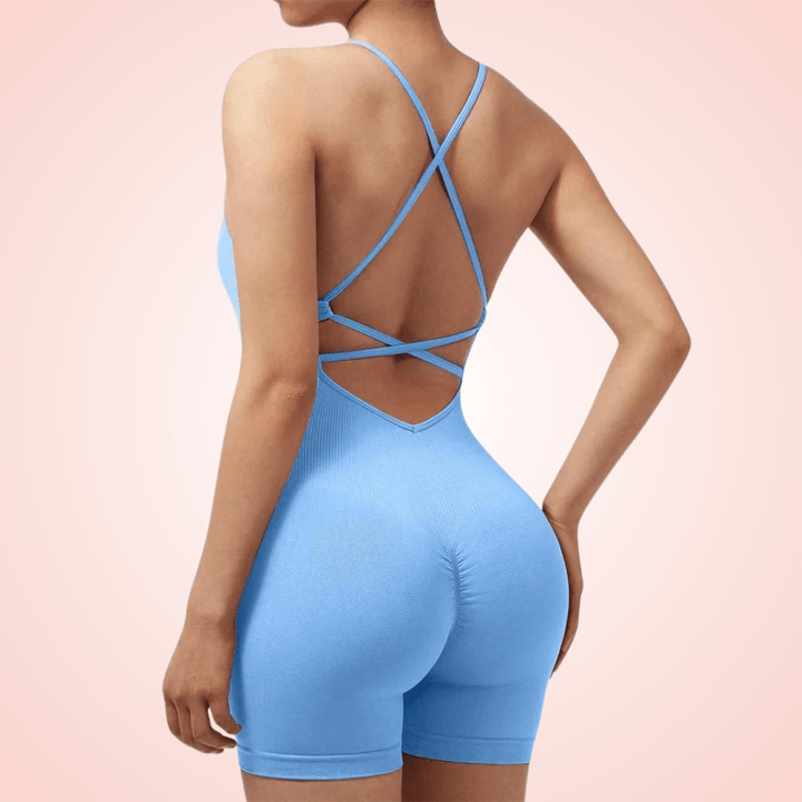 Low Back Fitness Shaping Bodysuit For Women