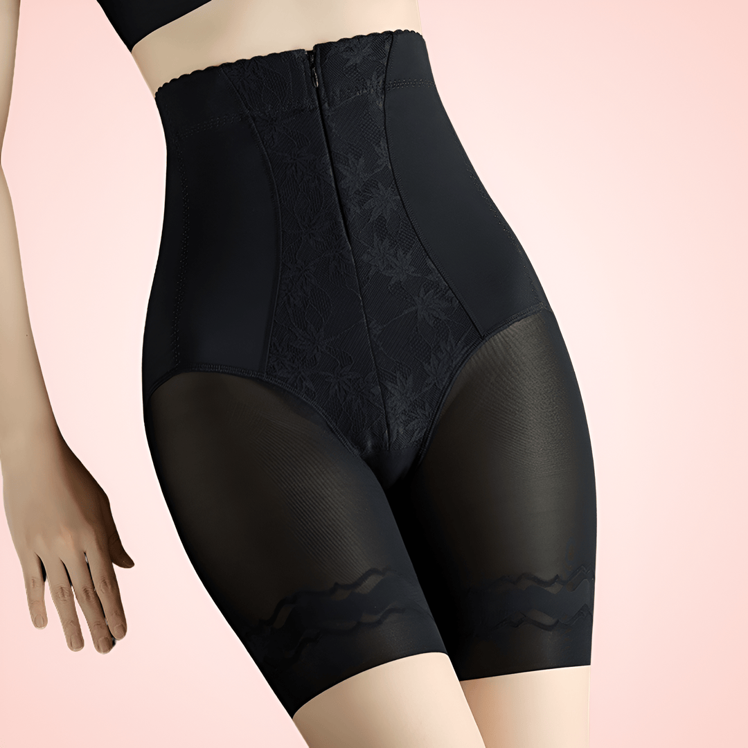 Seamless Lace Waist Trainer Shorts For Women