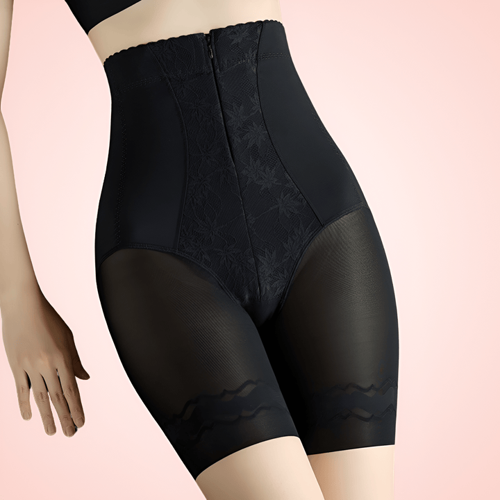 Seamless Lace Waist Trainer Shorts For Women