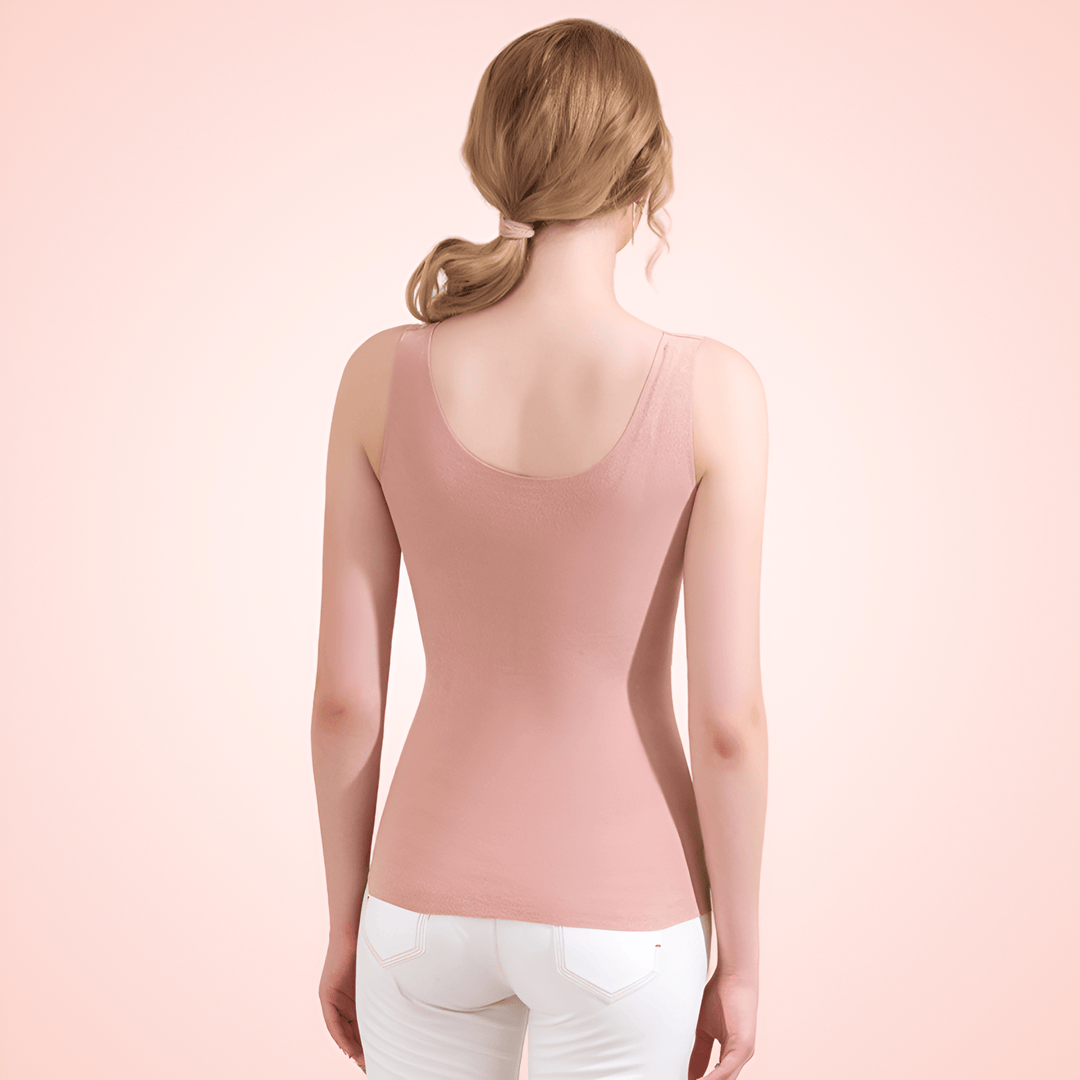 Shapewear with Seamless Camisole and Padded Bra for Firm Compression