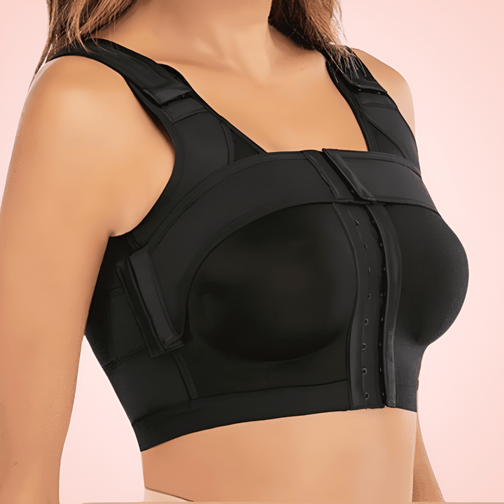 Sports Comfy Bra with Cross-Border Adjustment and Front Hook Lock