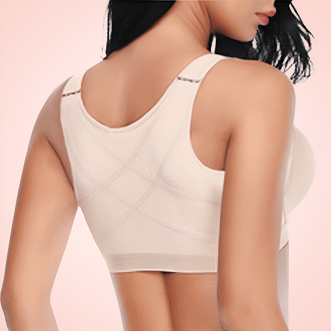 Sports Comfy Bra with Cross-Border Adjustment and Front Hook Lock