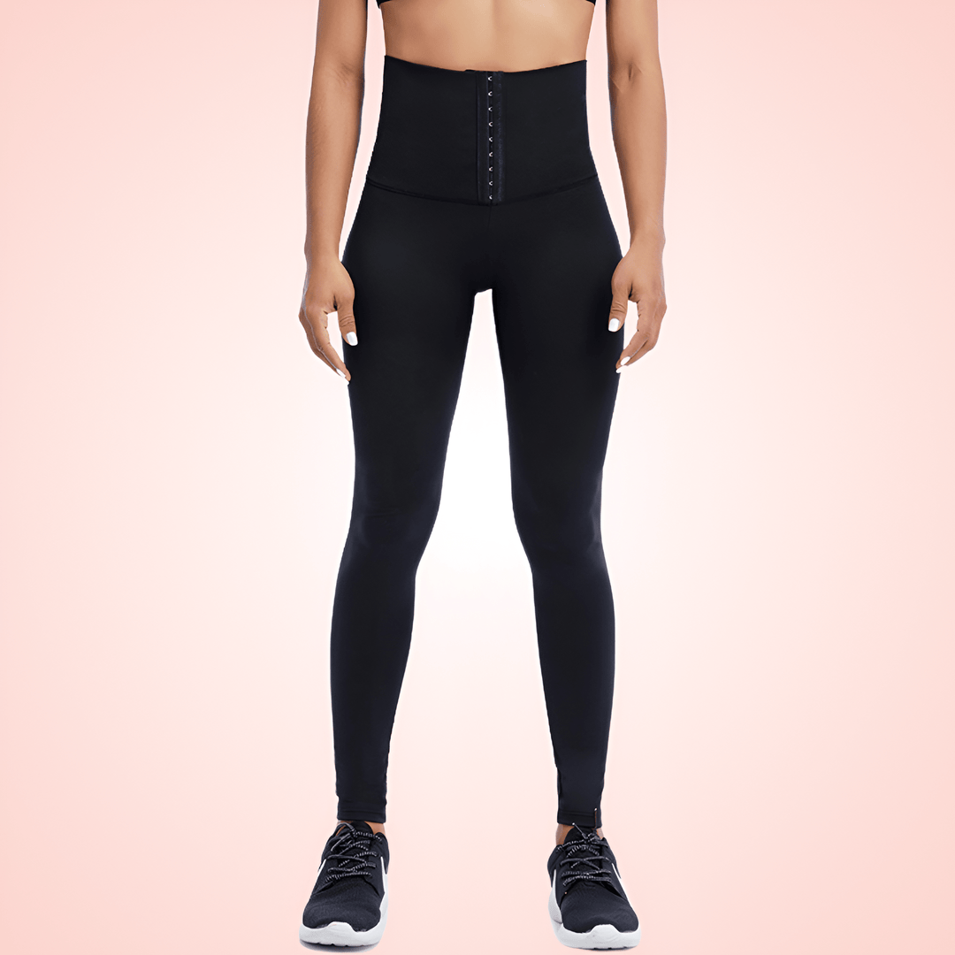 Women Front Hook Waist Trainer Leggings Shapewear