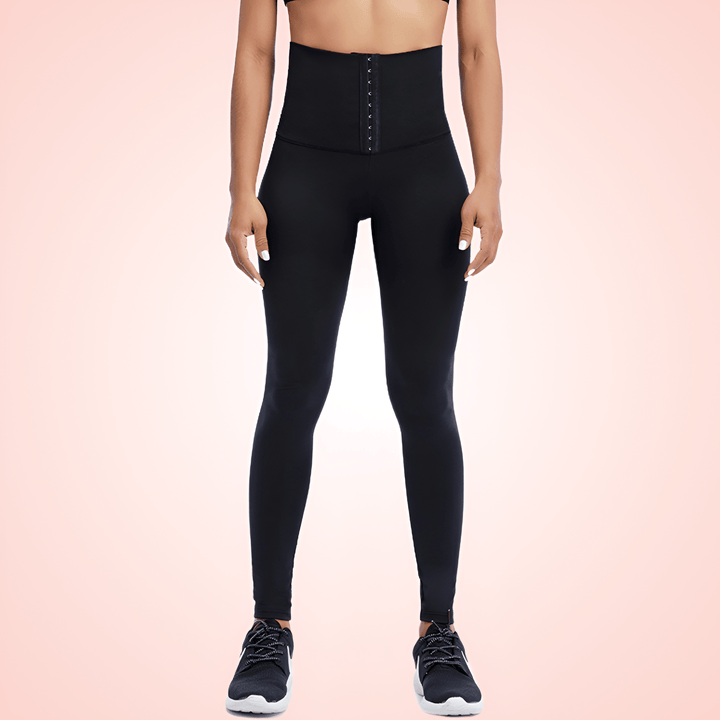 Women Front Hook Waist Trainer Leggings Shapewear
