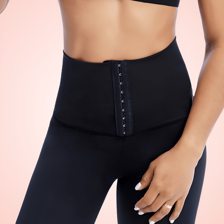 Women Front Hook Waist Trainer Leggings Shapewear
