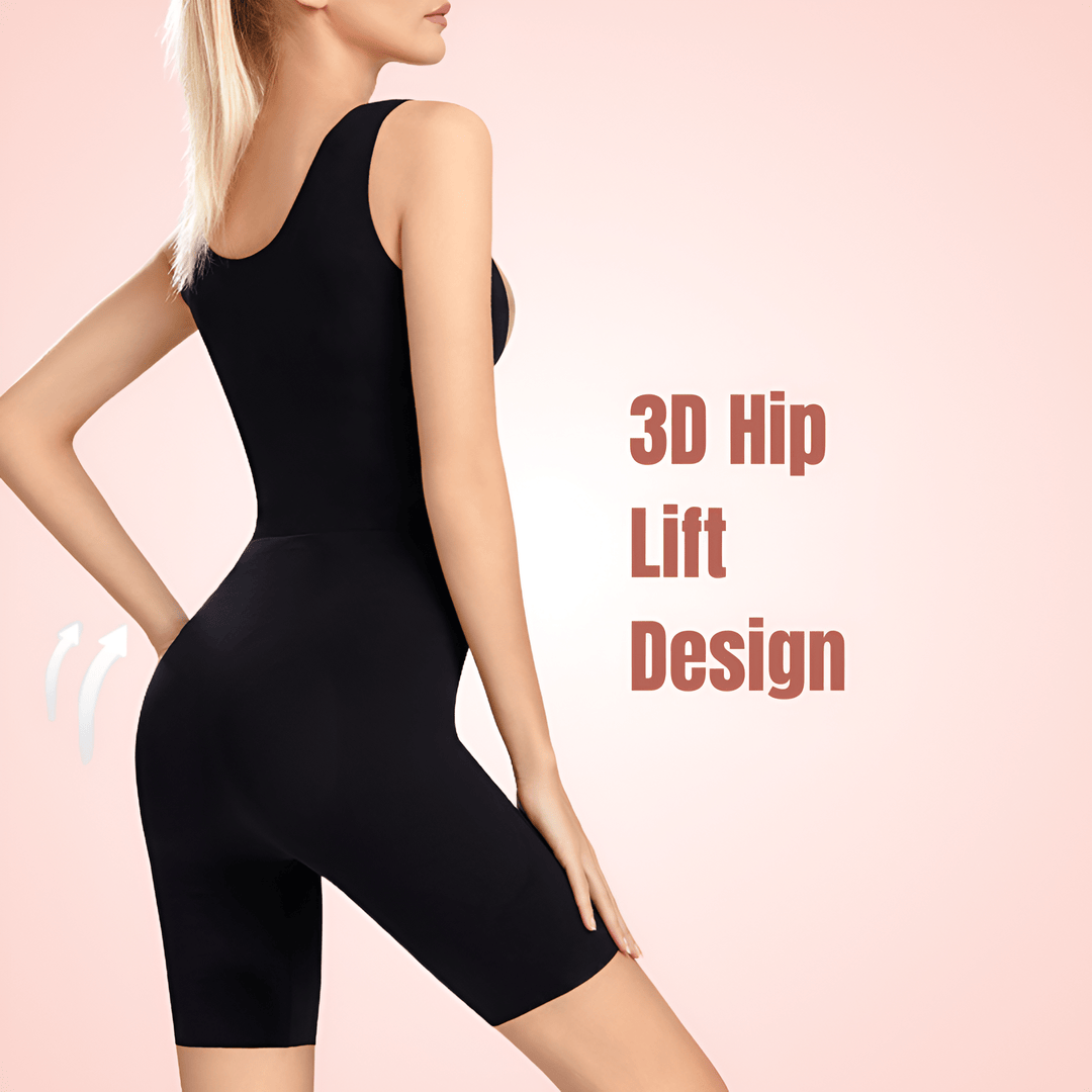Women's Open Bust Bodysuit Shapewear with Waist Trainer