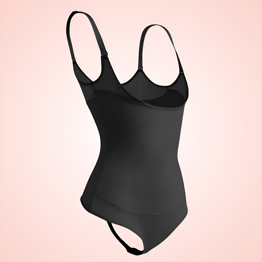 Open Bust and Thong Shaping Bodysuit